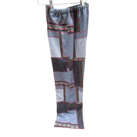 70's Hippie, Disco, Boho Bell bottom Checker Pants, Small - Picture 3 of 6